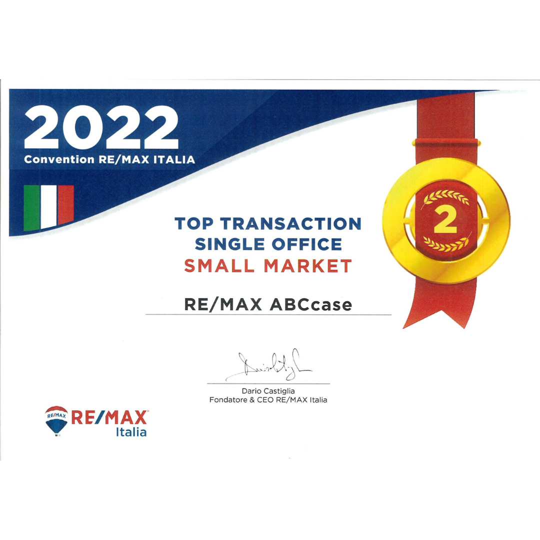Premio RE/MAX 2022 Top Mega