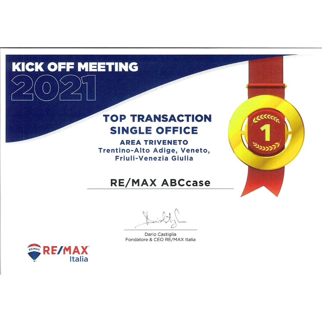 Premio RE/MAX Top Commission 2021